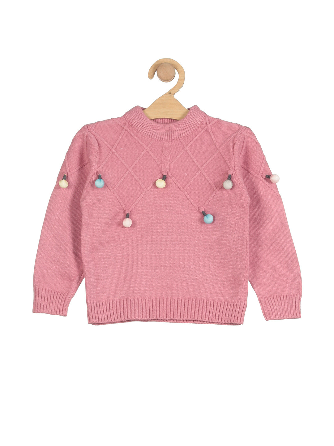 Lil Lollipop Girls Purple & Blue Embroidered Pullover with Embroidered Detail 
Lil Lollipop Girls Purple & Blue Embroidered Pullover with Embroidered Detail