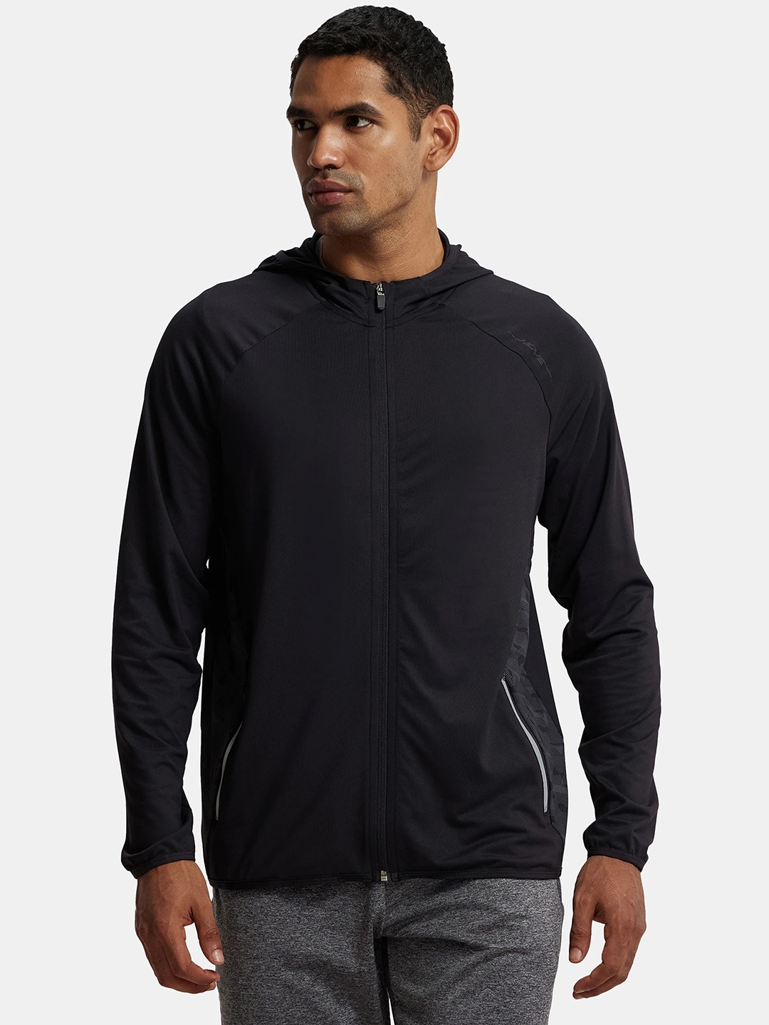 Jockey Microfiber Stretch Performance Jacket with StayDry & StayFresh Technology-MV31, Black
Jockey Microfiber Stretch Performance Jacket with StayDry & StayFresh Technology-MV31, Black