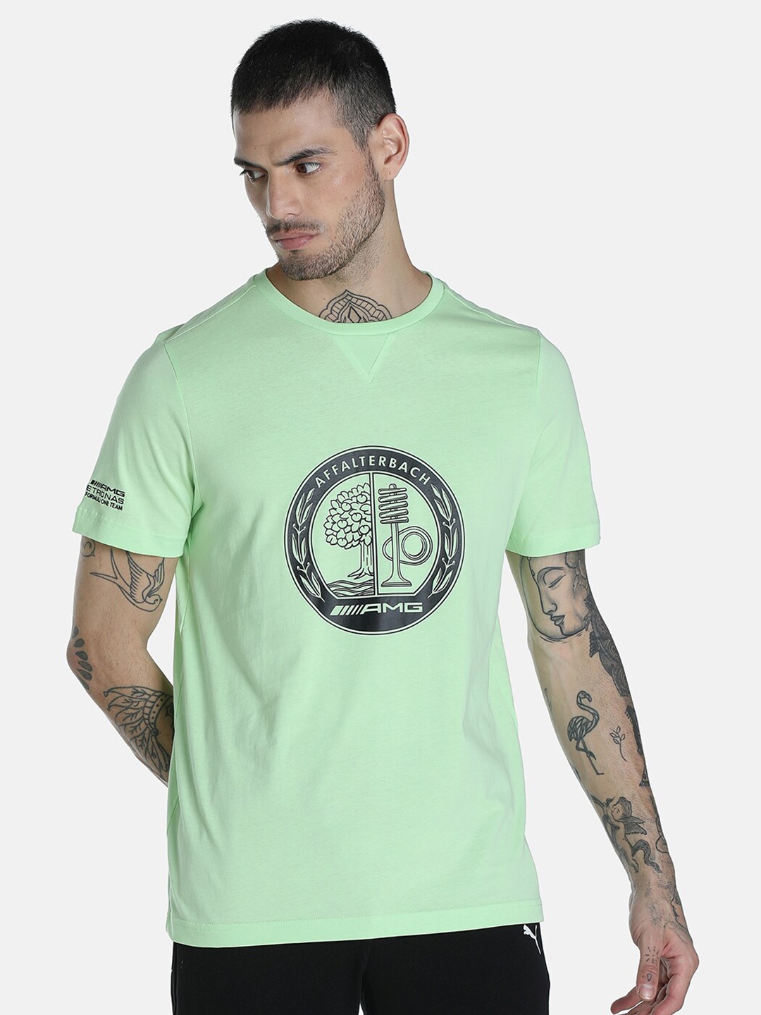 PUMA Motorsport Men Green Mercedes AMG Petronas Motorsport Formula One Vintage T-Shirt
PUMA Motorsport Men Green Mercedes AMG Petronas Motorsport Formula One Vintage T-Shirt