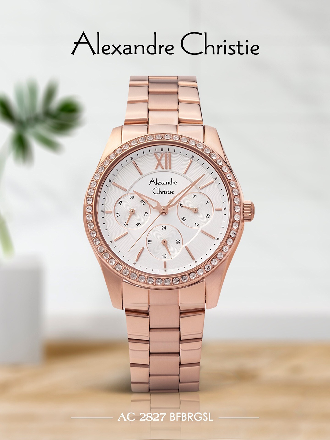 Alexandre Christie Women Stainless Steel Bracelet Style Watch 2827BFBRGSL, Rose gold
Alexandre Christie Women Stainless Steel Bracelet Style Watch 2827BFBRGSL, Rose gold