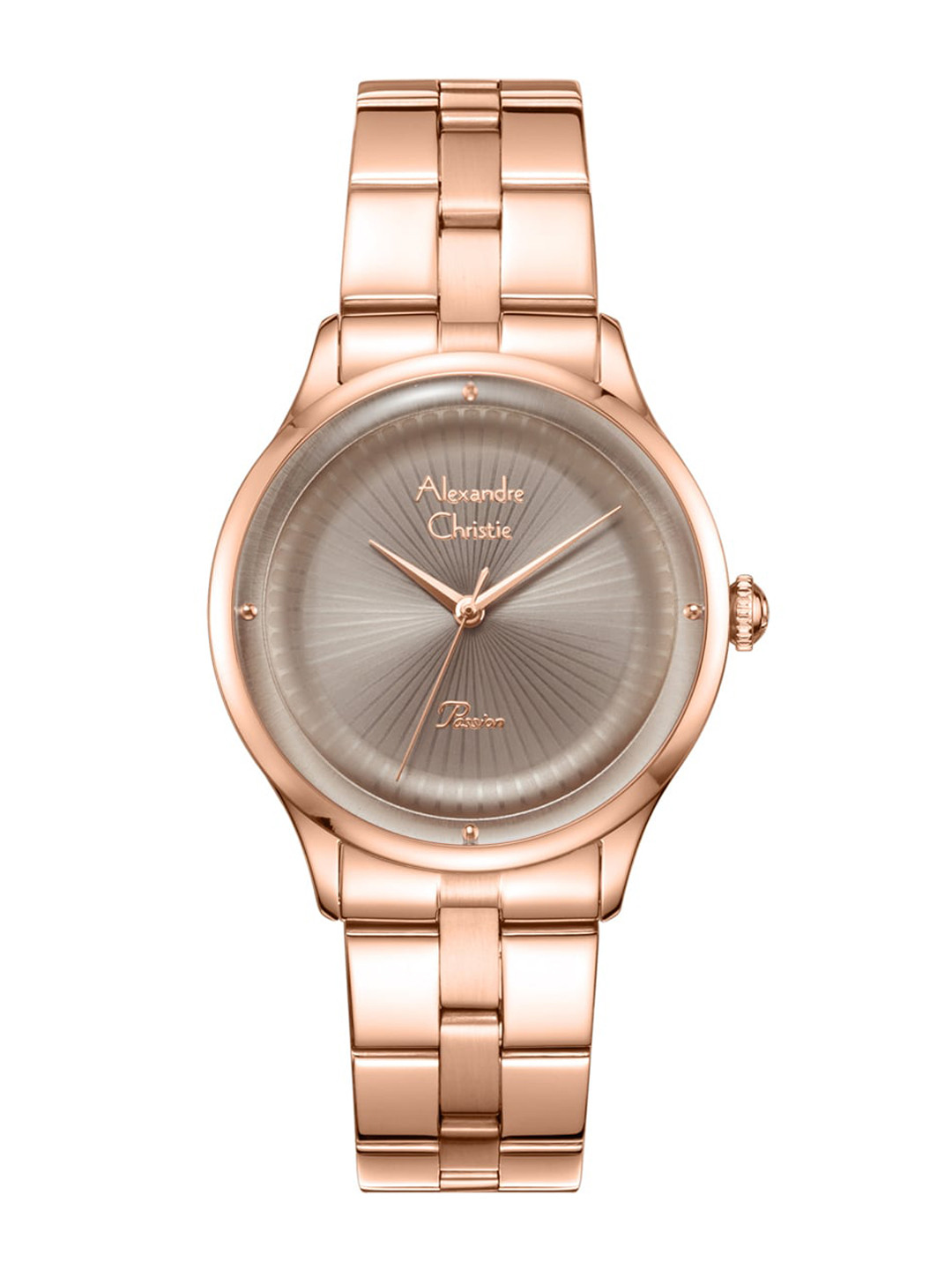 Alexandre Christie Women Embellished Dial Stainless Steel Bracelet Style Straps Watch, Rose gold
Alexandre Christie Women Embellished Dial Stainless Steel Bracelet Style Straps Watch, Rose gold