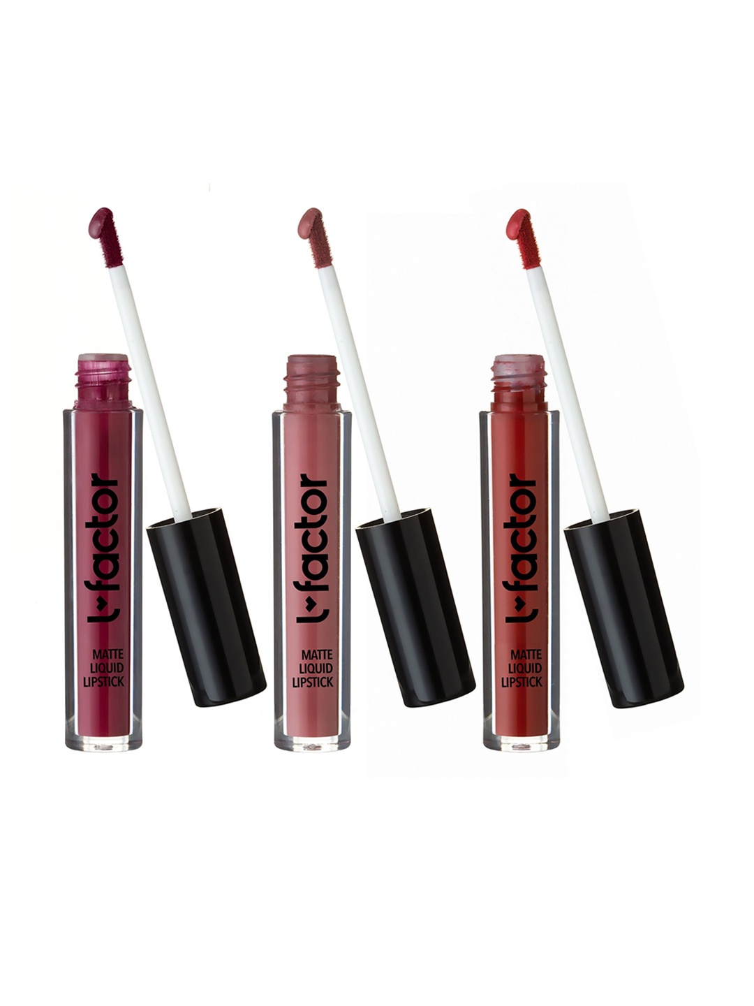 L Factor Cosmetics Combo of 3 Valentine ME Bundle Vegan Matte Liquid Lipstick, Multi
L Factor Cosmetics Combo of 3 Valentine ME Bundle Vegan Matte Liquid Lipstick, Multi