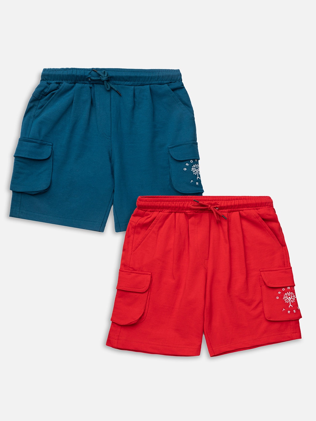 Growing Tree Kids Pack Of 2 Outdoor Antimicrobial Technology Organic Cotton Shorts, Blue
Growing Tree Kids Pack Of 2 Outdoor Antimicrobial Technology Organic Cotton Shorts, Blue