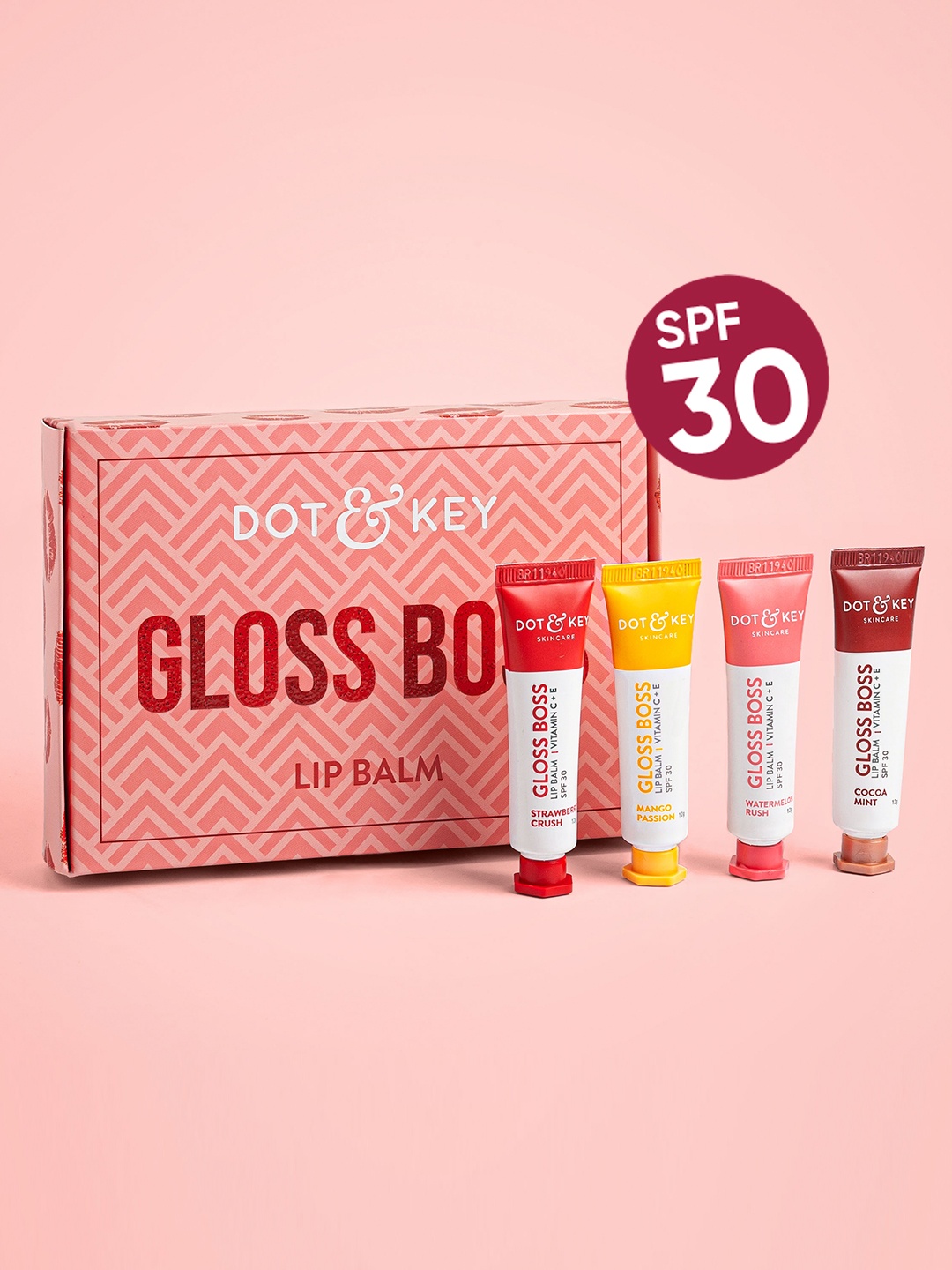 DOT & KEY Glossy & Fruity Lip Care Gift Kit with SPF30 - Cures Dry, Chapped & Dark Lips, Multi
DOT & KEY Glossy & Fruity Lip Care Gift Kit with SPF30 - Cures Dry, Chapped & Dark Lips, Multi