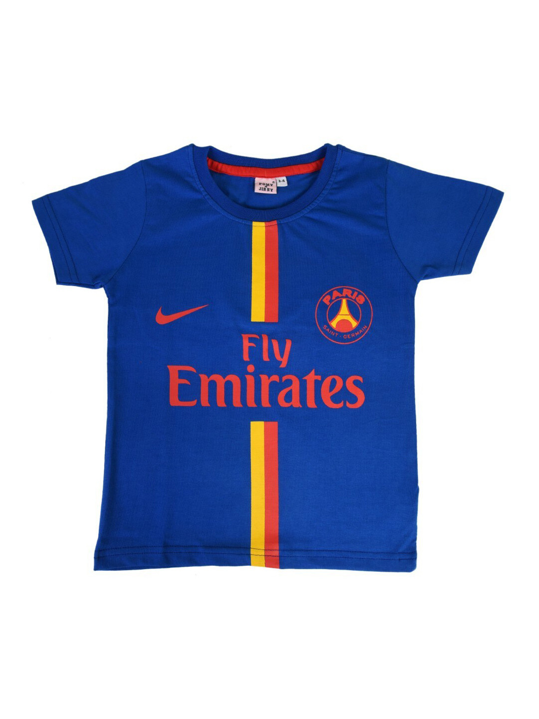 POMY & JINNY Boys Blue & Red Printed Slim Fit Cotton T-shirt 
POMY & JINNY Boys Blue & Red Printed Slim Fit Cotton T-shirt