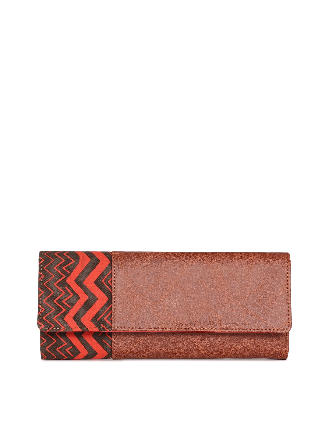 Baggit Women Brown Printed Two Fold Wallet