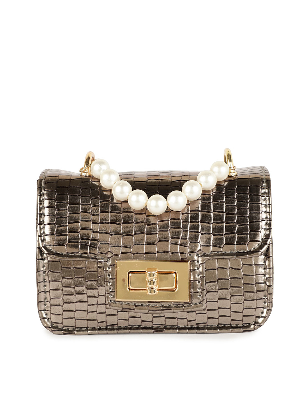 ZEVORA Women Metallic Clutches 
ZEVORA Women Metallic Clutches