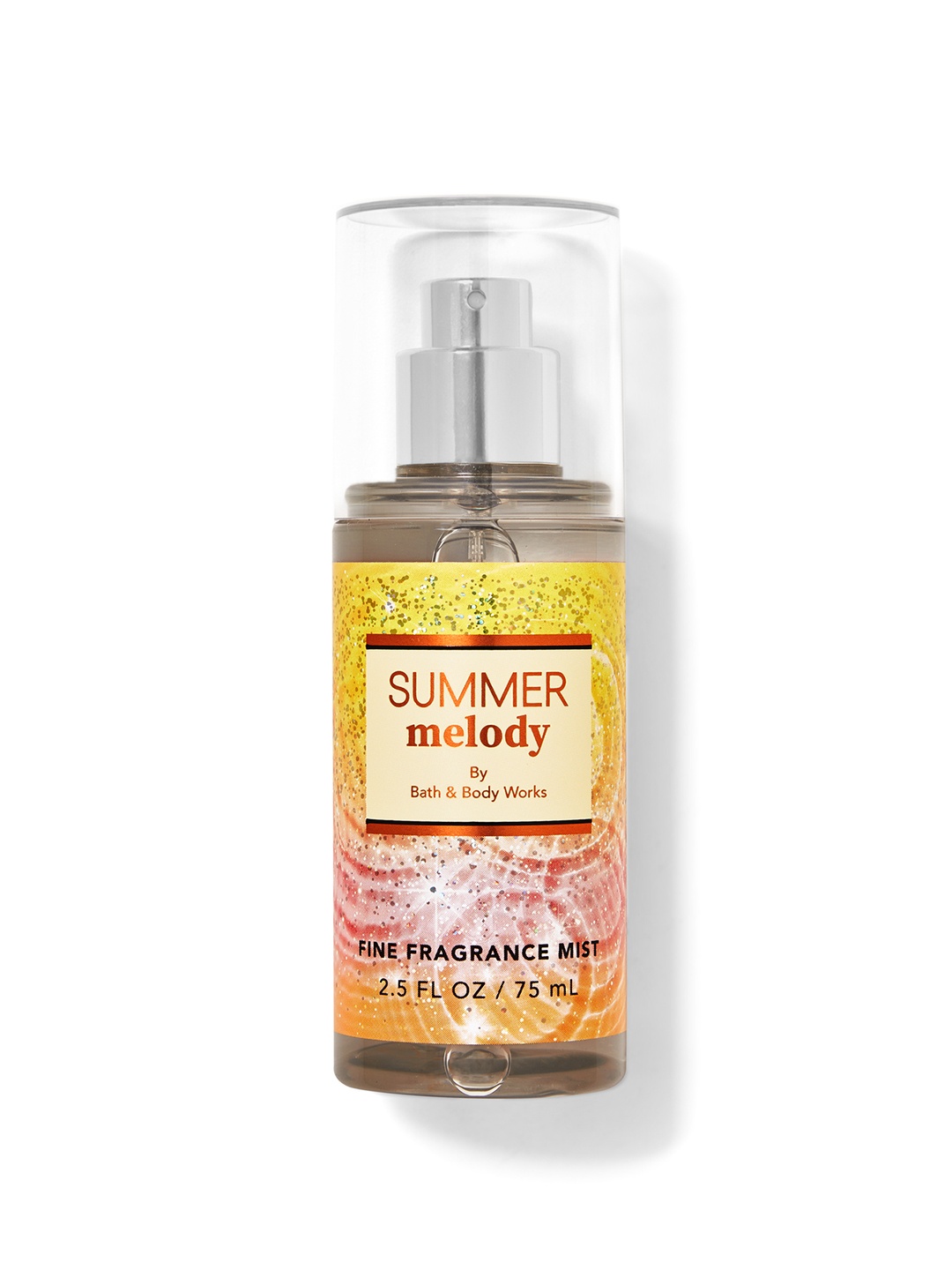 Bath & Body Works Women Summer Melody Travel Size Fine Fragrance Mist - 75 ml, Yellow
Bath & Body Works Women Summer Melody Travel Size Fine Fragrance Mist - 75 ml, Yellow