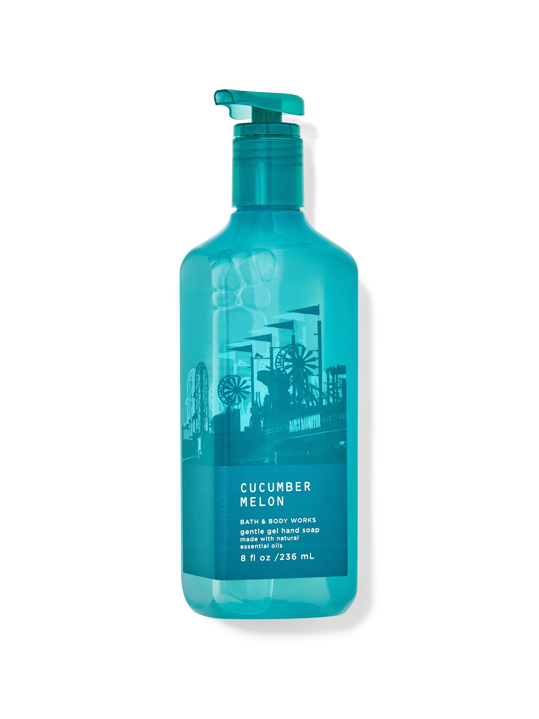 Bath & Body Works Cucumber Melon Gentle Gel Hand Soap with Essential Oils - 236ml, Blue
Bath & Body Works Cucumber Melon Gentle Gel Hand Soap with Essential Oils - 236ml, Blue