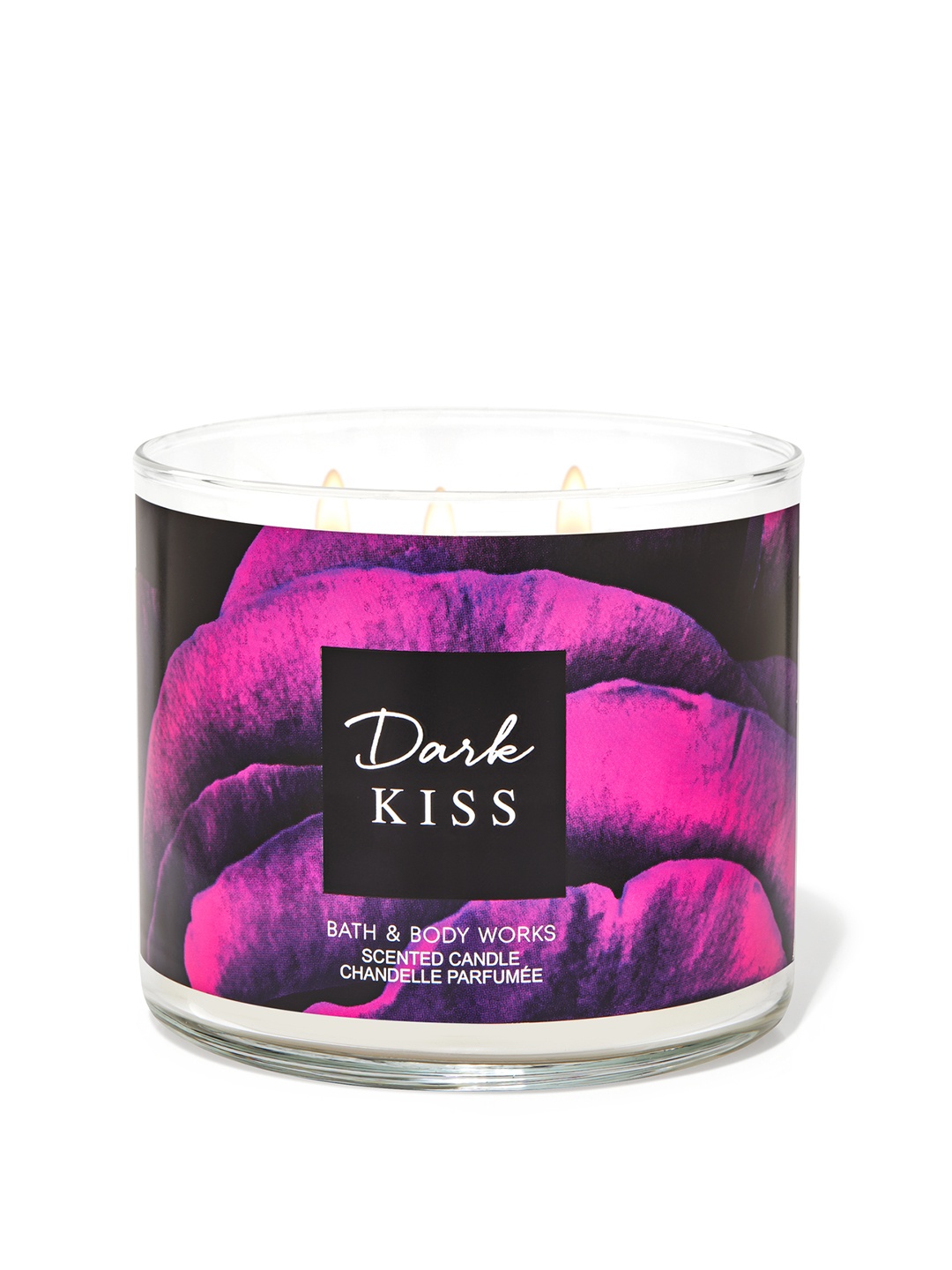 Bath & Body Works Dark Kiss 3-Wick Scented Candle with Natural Essential Oils - 411g, Purple
Bath & Body Works Dark Kiss 3-Wick Scented Candle with Natural Essential Oils - 411g, Purple