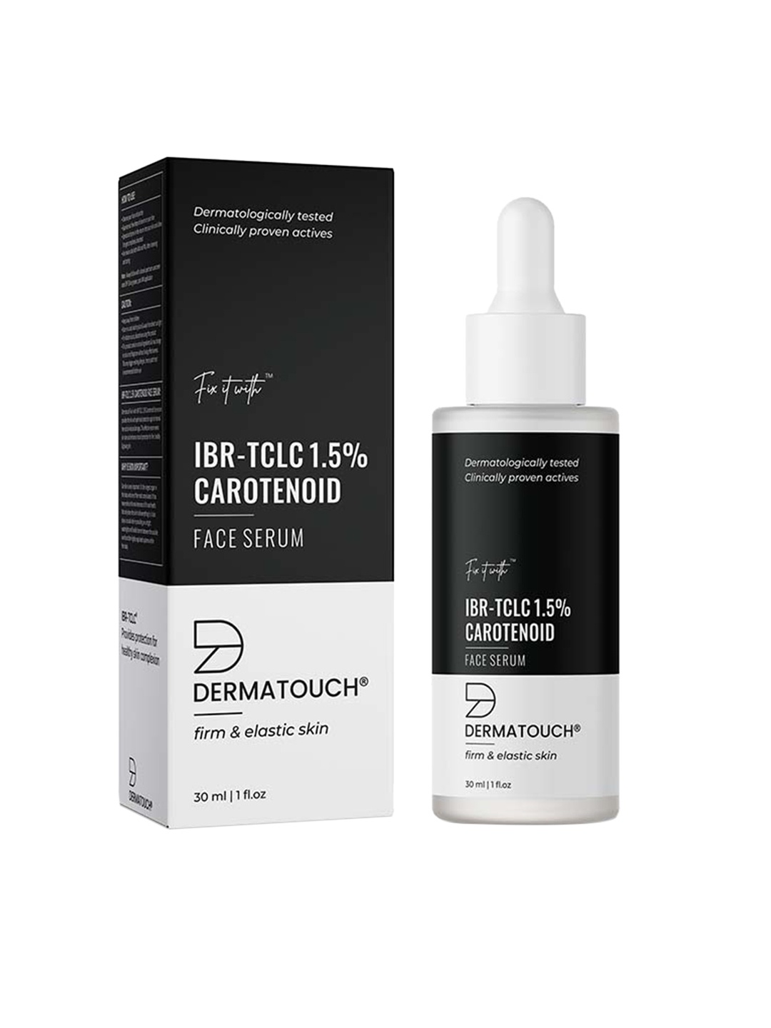 Dermatouch IBR-TCLC 1.5% Carotenoid Face Serum Suitable For All Skin Types 30ML, White
Dermatouch IBR-TCLC 1.5% Carotenoid Face Serum Suitable For All Skin Types 30ML, White