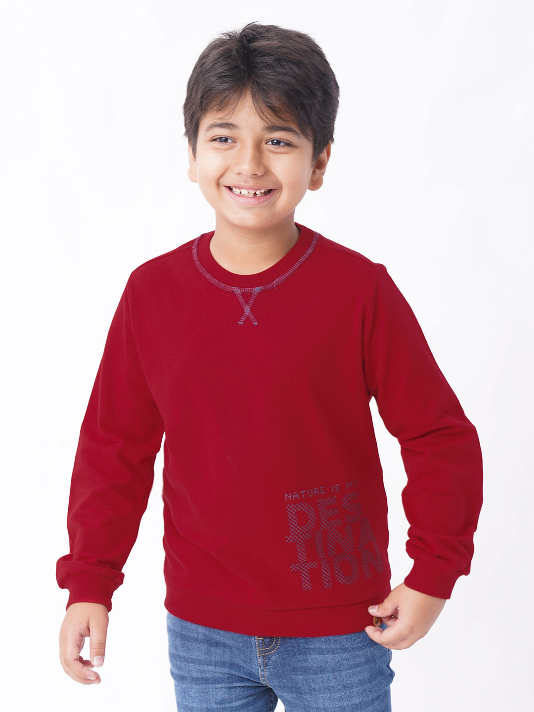 Ed-a-Mamma Boys Printed Sweatshirt, Red
Ed-a-Mamma Boys Printed Sweatshirt, Red