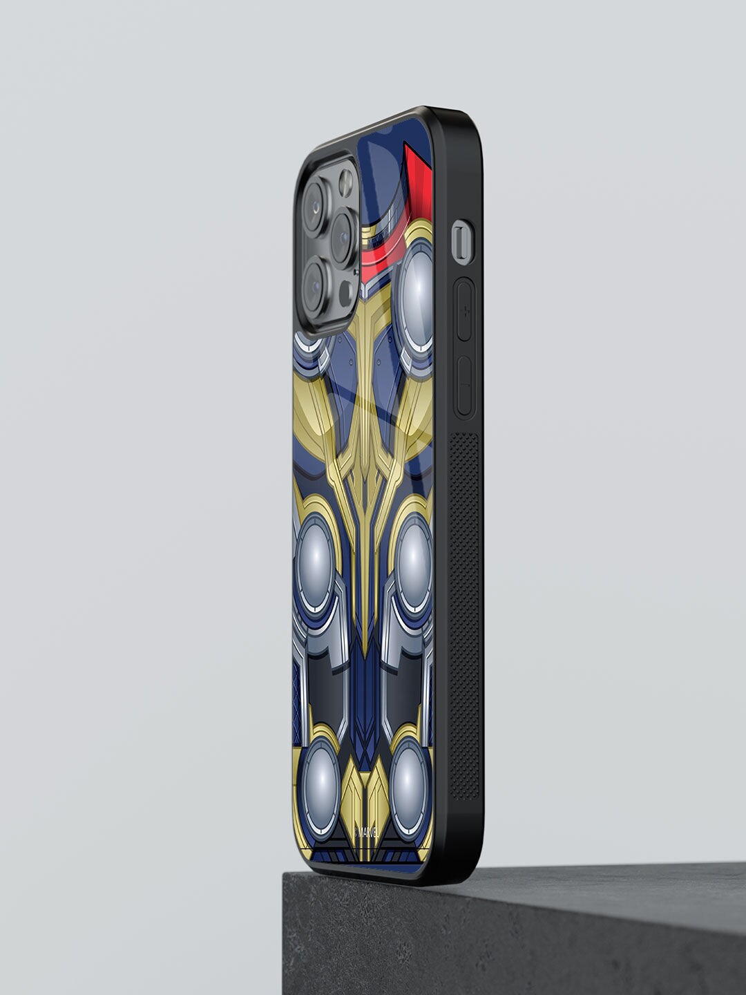macmerise Blue & Grey Printed iPhone 13 Pro Max Mobile Phone Case