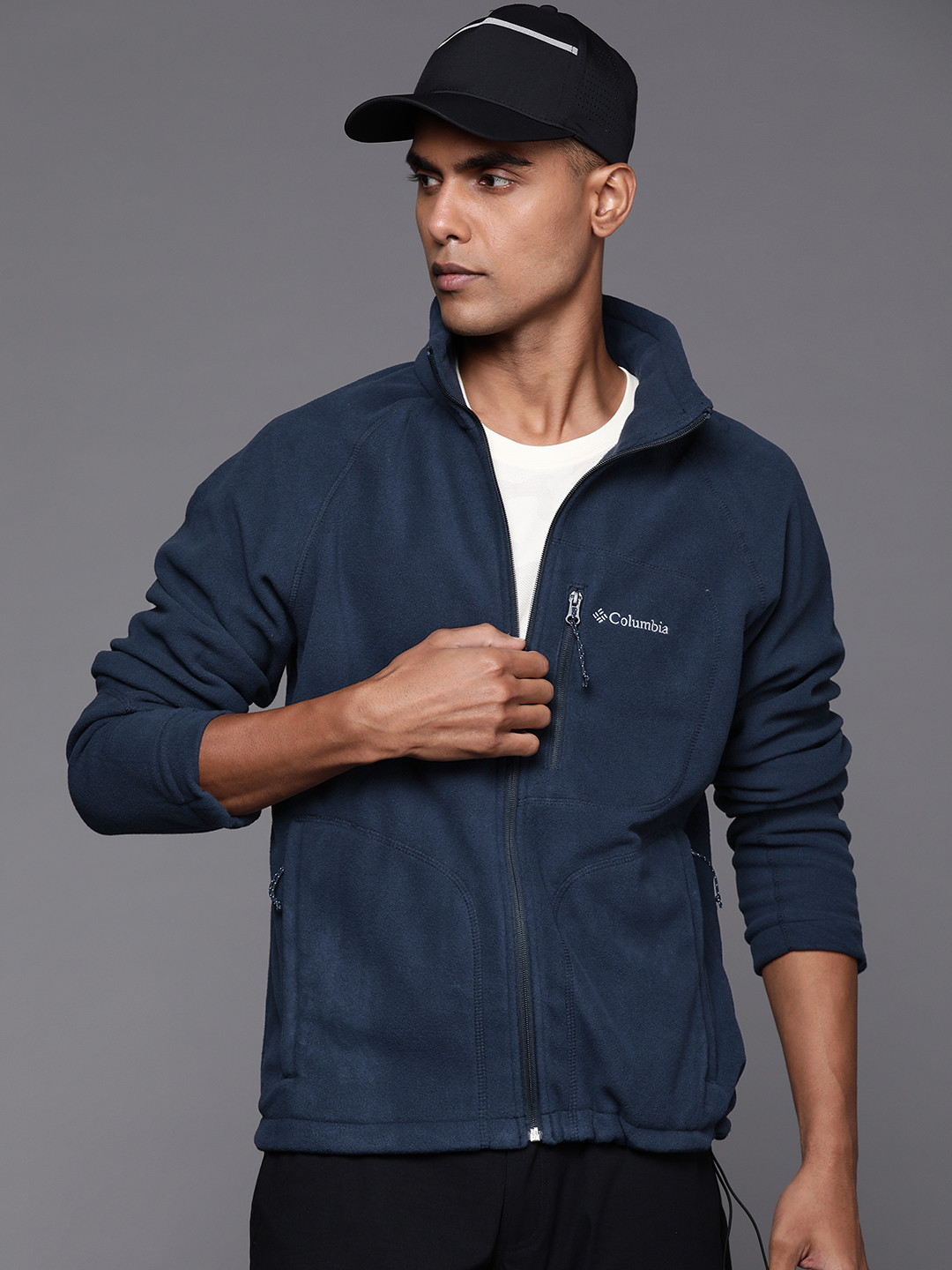 Columbia Men Navy Blue Fast Trek II Full Zip Fleece Outdoor Tailored Jacket
Columbia Men Navy Blue Fast Trek II Full Zip Fleece Outdoor Tailored Jacket