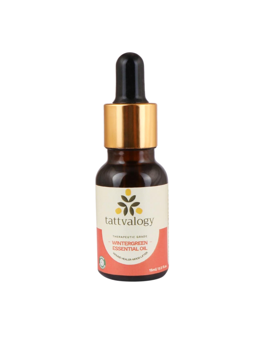 Tattvalogy Wound Healer & Mood Lifter Wintergreen Essential Oil Therapeutic Grade - 15ml, White
Tattvalogy Wound Healer & Mood Lifter Wintergreen Essential Oil Therapeutic Grade - 15ml, White