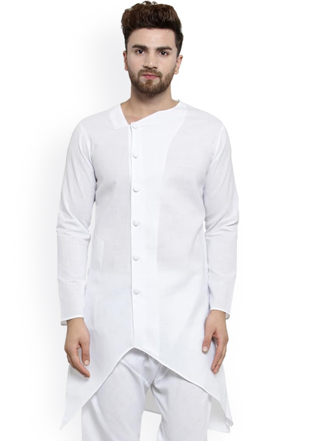 TREEMODA Men White Kurta