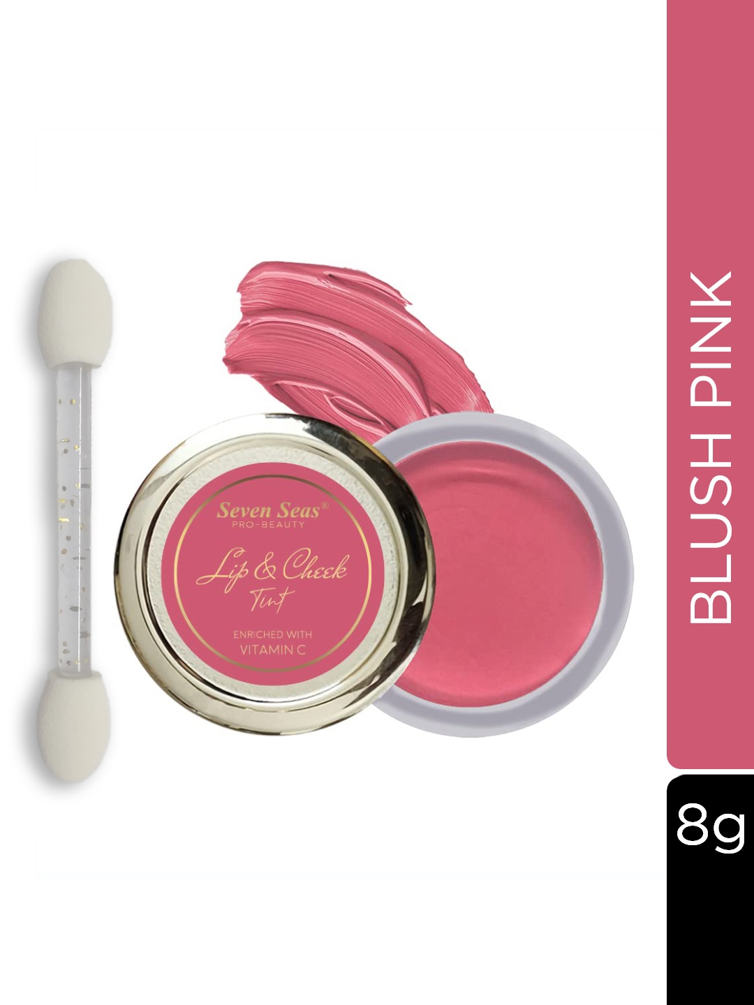 Seven Seas Lips & Cheek Tint Enriched With Vitamin C for Soft Natural Glow 8 g - Maroon
Seven Seas Lips & Cheek Tint Enriched With Vitamin C for Soft Natural Glow 8 g - Maroon