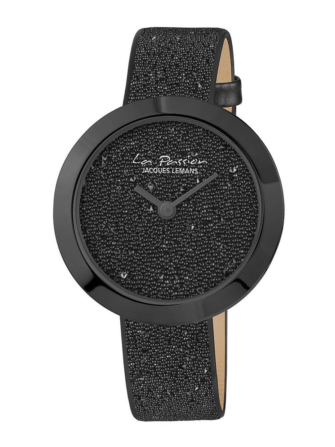 Jacques Lemans Women Embellished Dial & Leather Straps Analogue Watch LP-124D, Black
Jacques Lemans Women Embellished Dial & Leather Straps Analogue Watch LP-124D, Black
