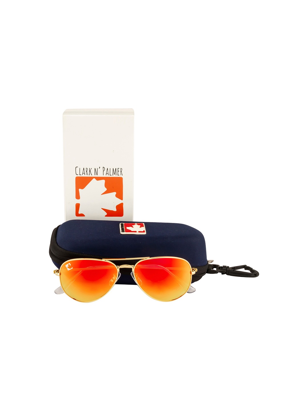 Clark N Palmer Unisex Aviator Sunglasses with Polarised and UV Protected Lens CNP-SBN-859, Red
Clark N Palmer Unisex Aviator Sunglasses with Polarised and UV Protected Lens CNP-SBN-859, Red