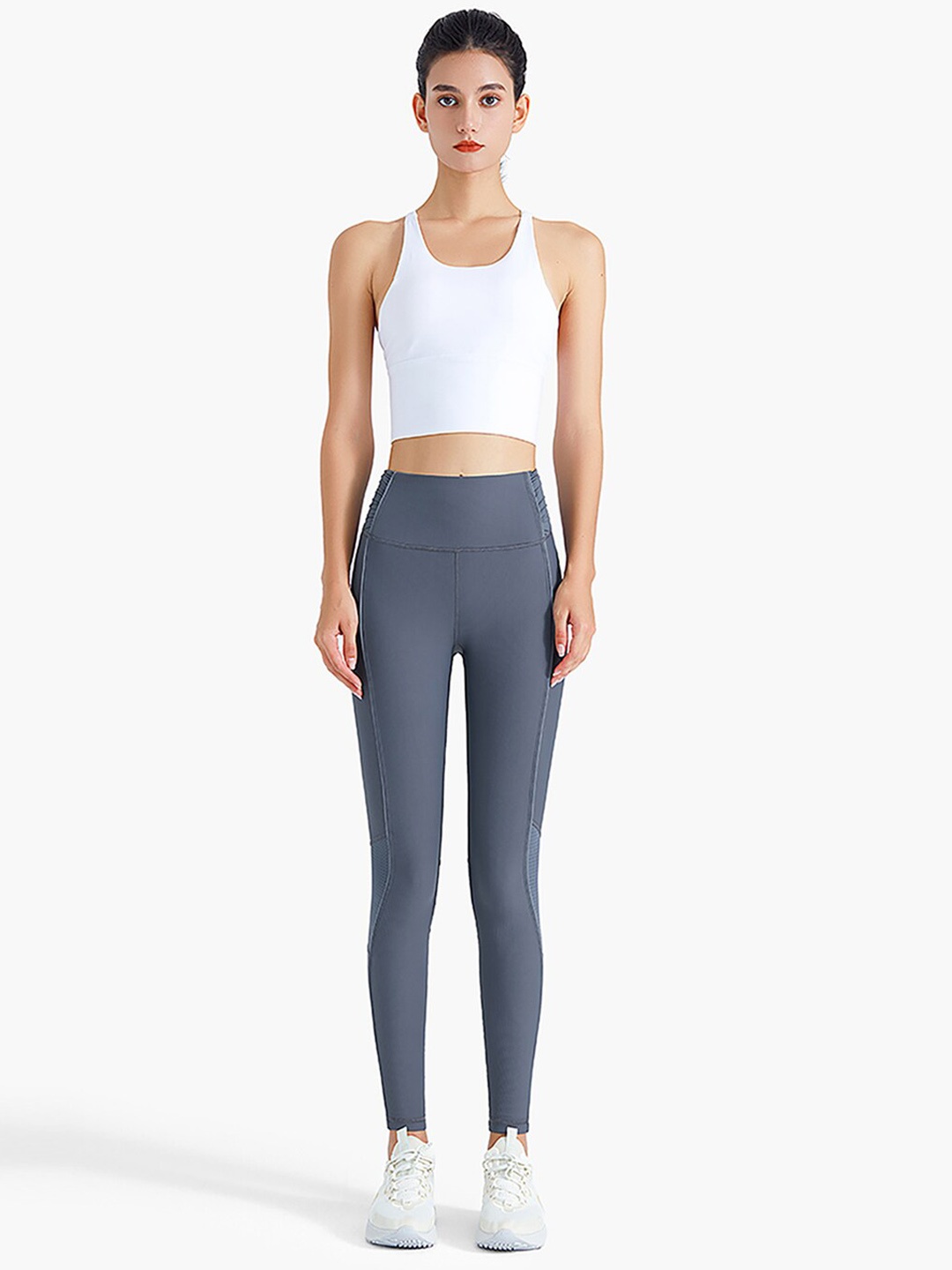 JC Collection Women Blue Solid Tights