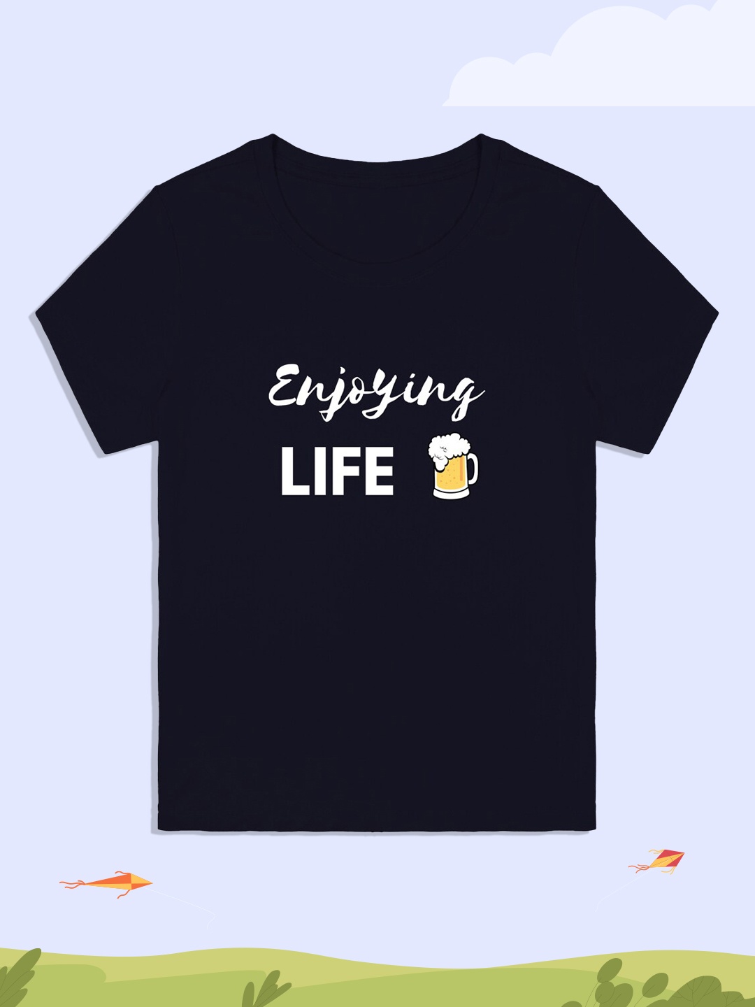 RCPL Bad Monkey Kids Blue Enjoying Life King Style Typography Printed Slim Fit T-shirt
RCPL Bad Monkey Kids Blue Enjoying Life King Style Typography Printed Slim Fit T-shirt