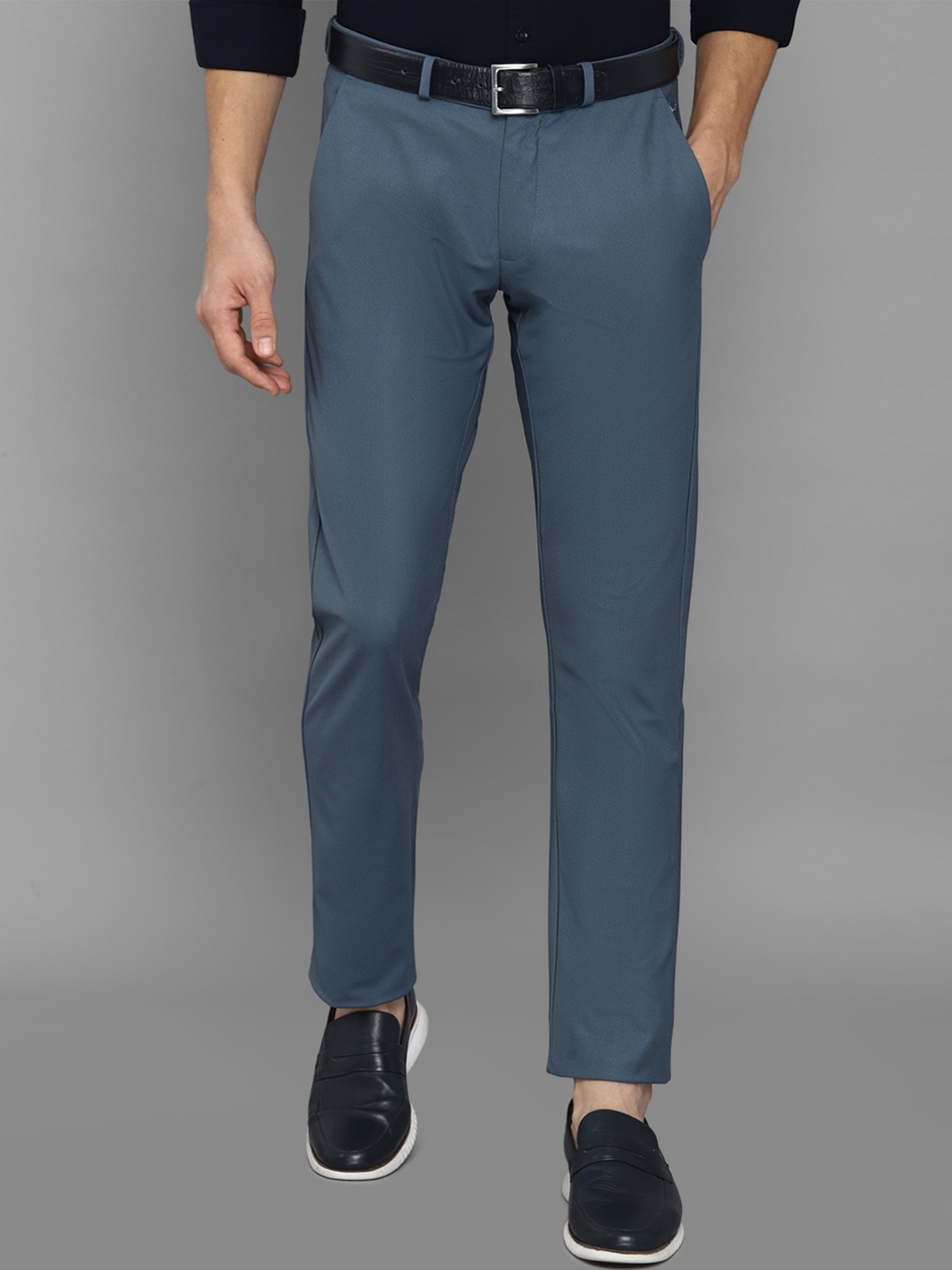 Allen Solly Men Blue Casual Trousers