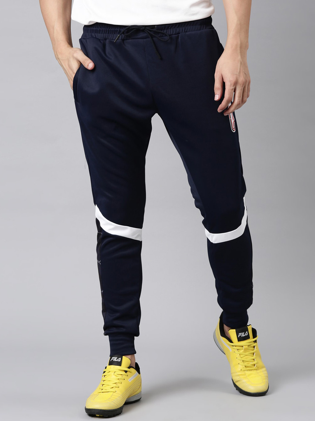 FILA Men Blue Printed Drawstring Joggers
FILA Men Blue Printed Drawstring Joggers