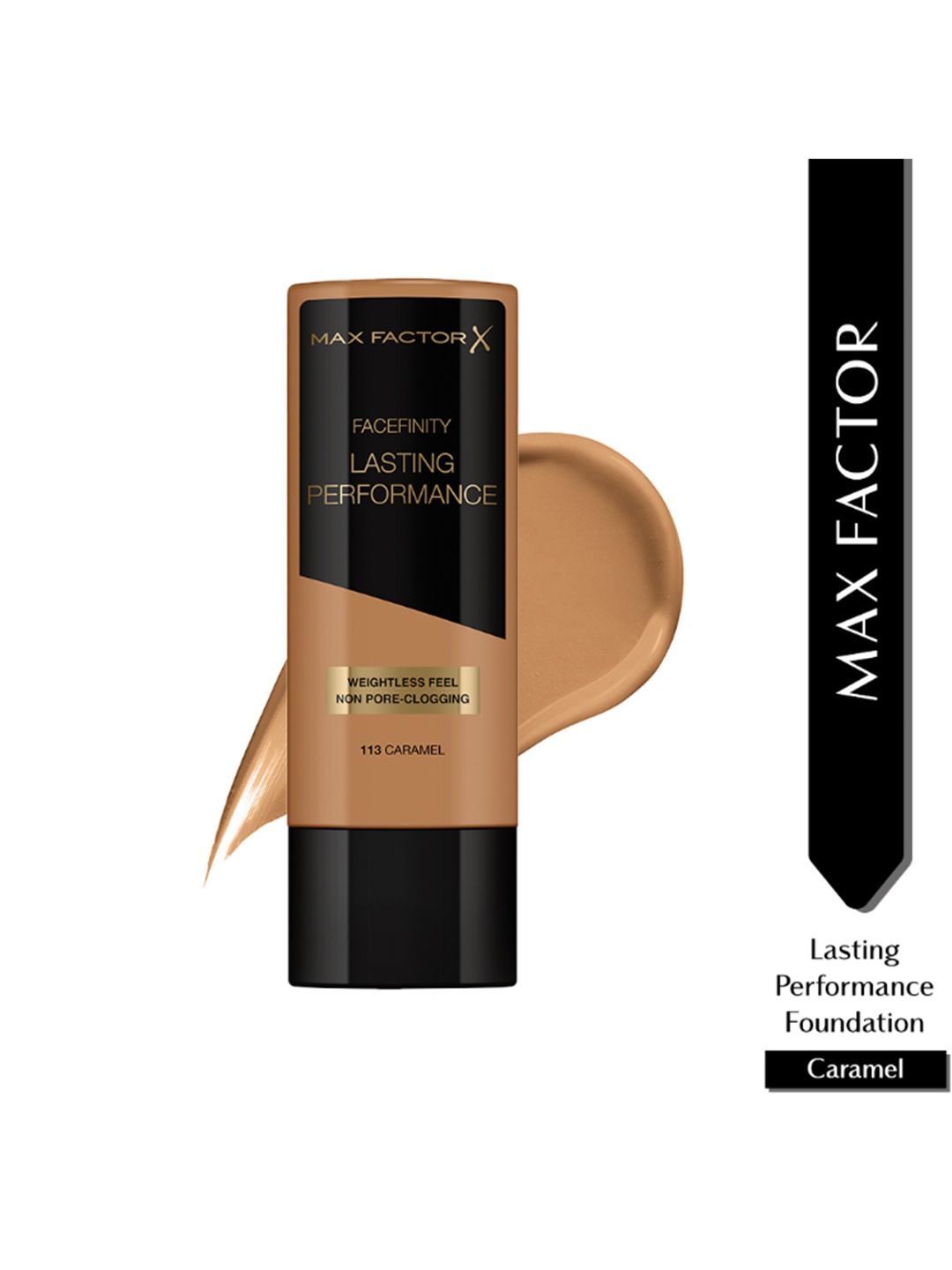 Max Factor Facefinity Lasting Performance Weightless Non-Pore Clogging Foundation 35ml - Caramel 113, Beige
Max Factor Facefinity Lasting Performance Weightless Non-Pore Clogging Foundation 35ml - Caramel 113, Beige