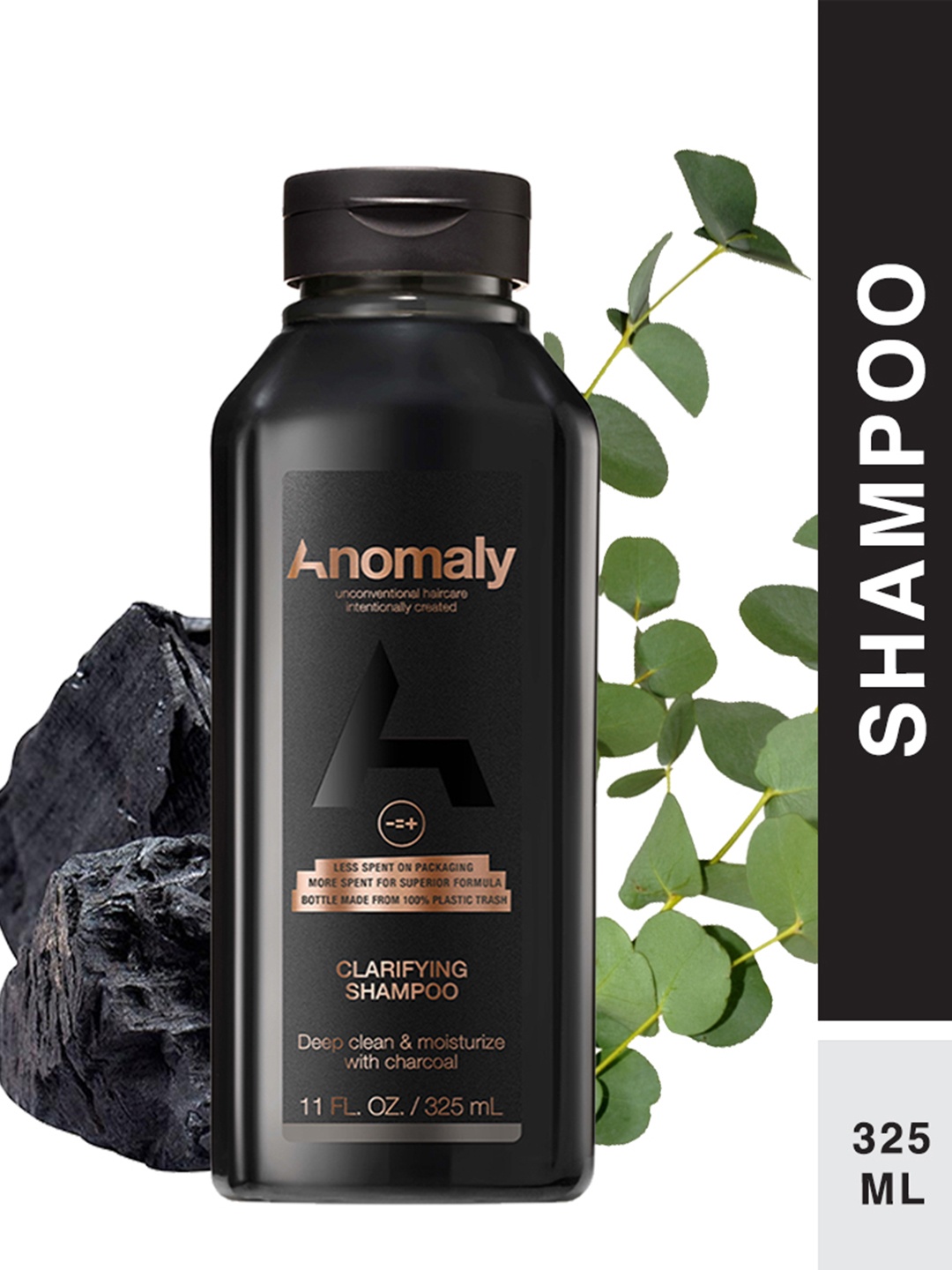 Anomaly Clarifying Shampoo for Deep Cleanse with Charcoal & Eucalyptus - 325ml, Black
Anomaly Clarifying Shampoo for Deep Cleanse with Charcoal & Eucalyptus - 325ml, Black