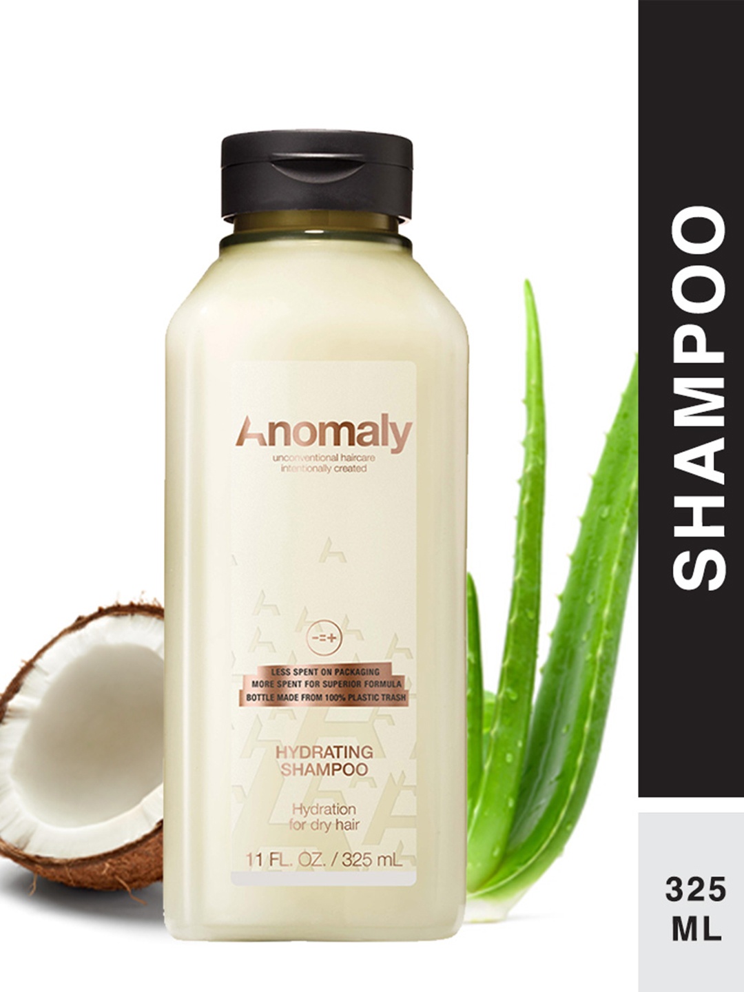 Anomaly Hydrating Shampoo for Dull & Dry Hair with Coconut Oil & Aloe Vera - 325 ml, Off white
Anomaly Hydrating Shampoo for Dull & Dry Hair with Coconut Oil & Aloe Vera - 325 ml, Off white