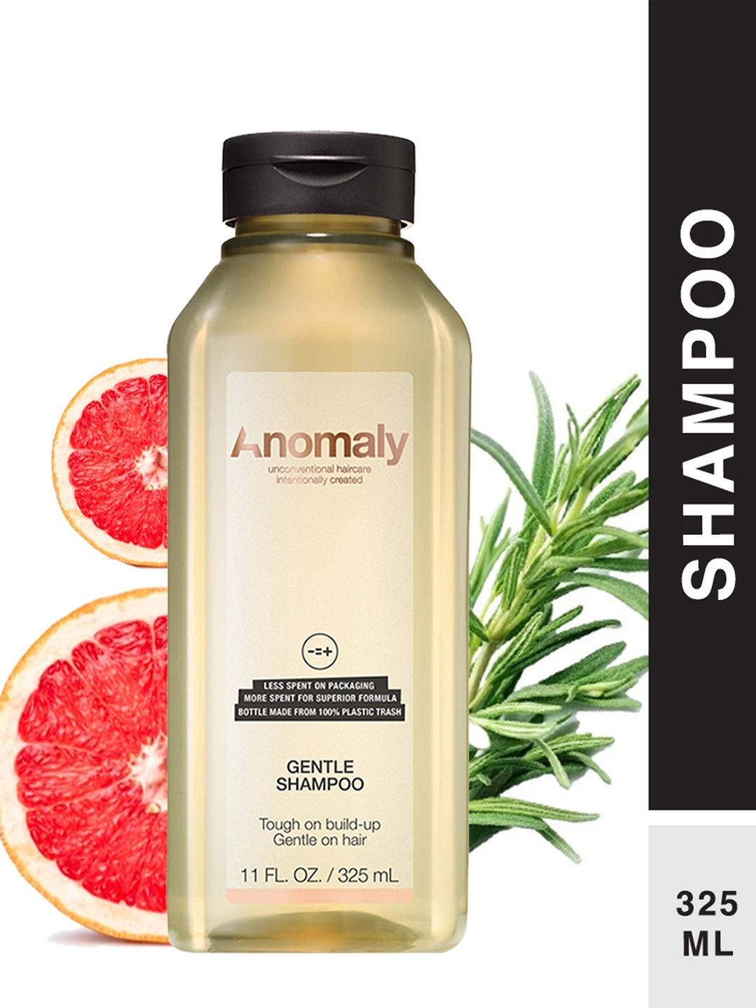 Anomaly Gentle Shampoo for All Hair Types with Rosemary & Grapefruit - 325 ml, Off white
Anomaly Gentle Shampoo for All Hair Types with Rosemary & Grapefruit - 325 ml, Off white