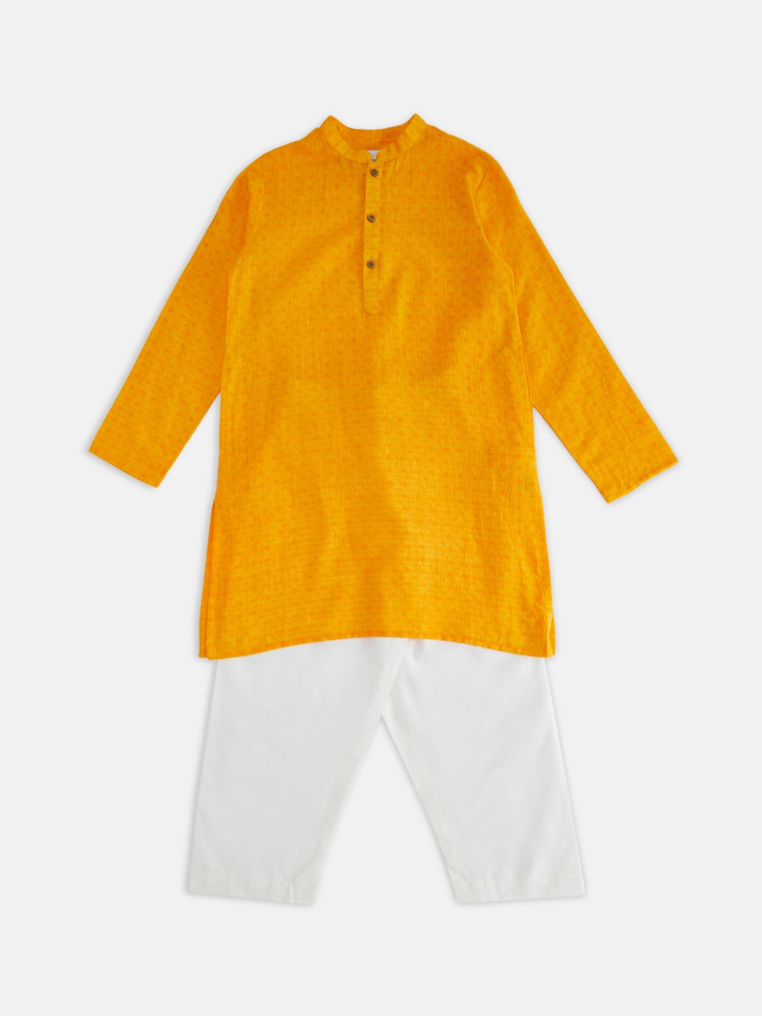 indus route by Pantaloons Boys Solid Pure Cotton Straight Kurta with Pyjamas, Mustard
indus route by Pantaloons Boys Solid Pure Cotton Straight Kurta with Pyjamas, Mustard