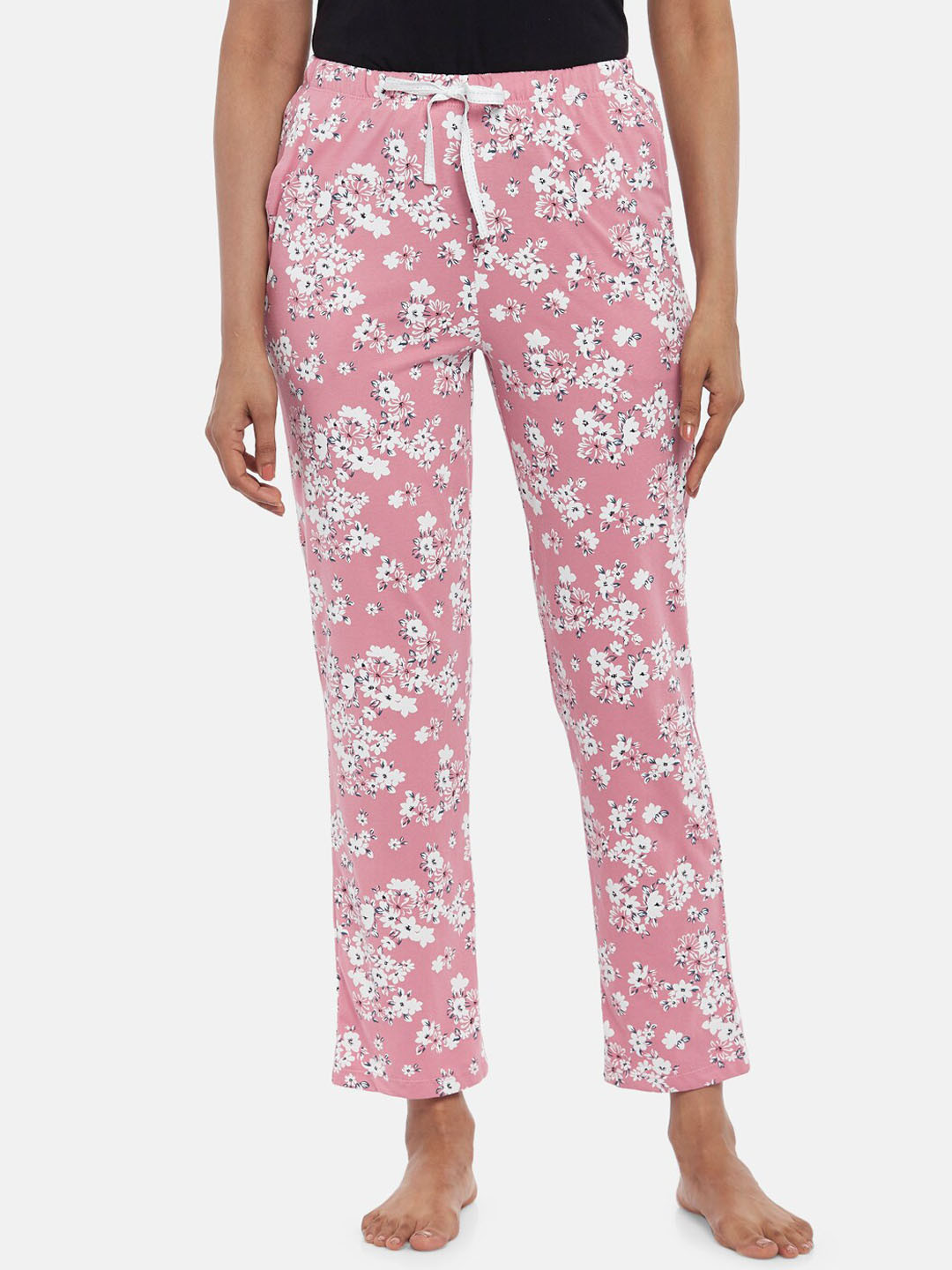 Dreamz by Pantaloons Women Pink Printed Cotton Mid-Rise Lounge Pants
Dreamz by Pantaloons Women Pink Printed Cotton Mid-Rise Lounge Pants