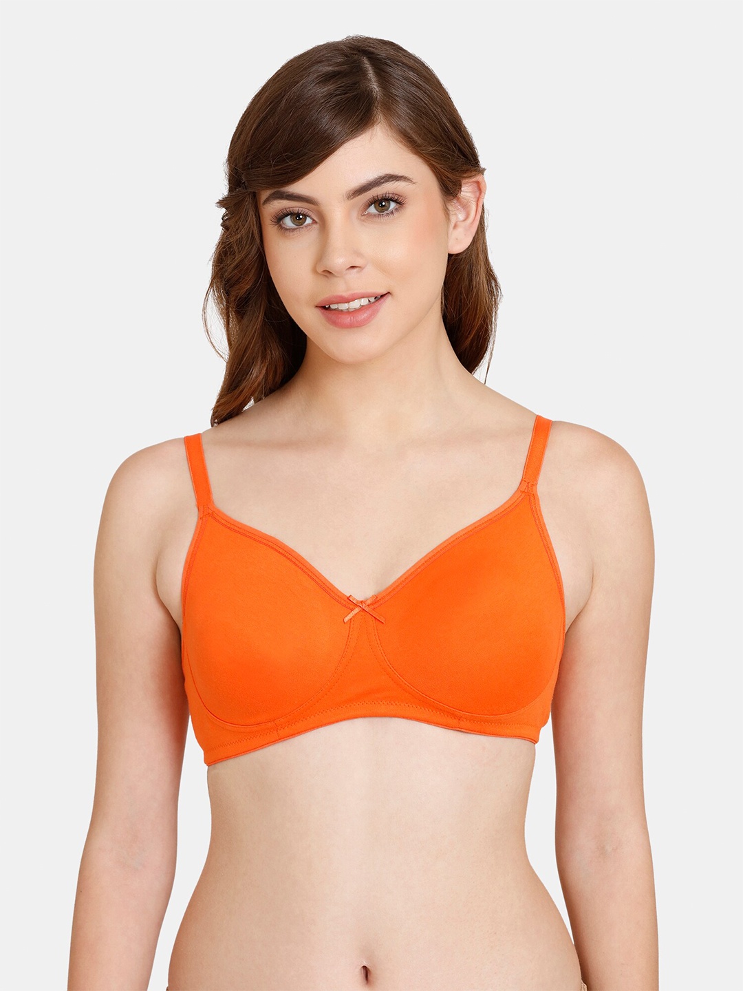 Rosaline by Zivame Orange Bra