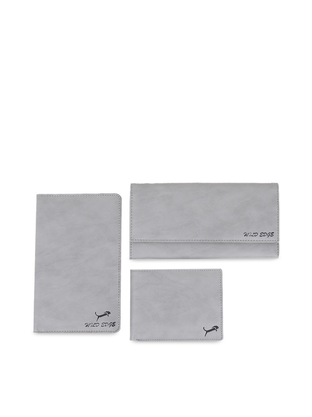WILD EDGE Set of 3 Grey Accessory Gift Set COMBO FOAM GREY WLT/CLTCH/PASS HLDR 13-GREY
WILD EDGE Set of 3 Grey Accessory Gift Set COMBO FOAM GREY WLT/CLTCH/PASS HLDR 13-GREY