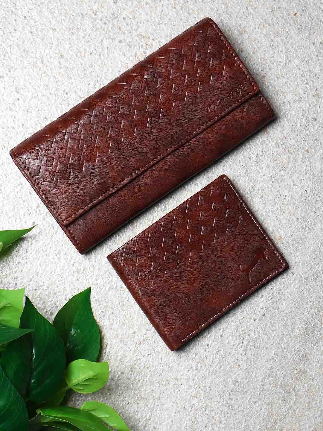WILD EDGE Unisex Set Of 2 Brown Woven Design Accessory Gift Set COMBO IMP ARSH BRW 5-BROWN
WILD EDGE Unisex Set Of 2 Brown Woven Design Accessory Gift Set COMBO IMP ARSH BRW 5-BROWN