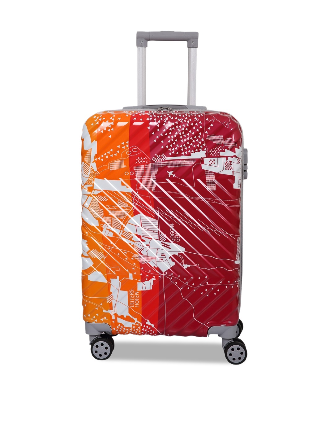 Polo Class Maroon & White Printed Textured Hard-Sided Large Suitcase Trolley Bag 72 L
Polo Class Maroon & White Printed Textured Hard-Sided Large Suitcase Trolley Bag 72 L