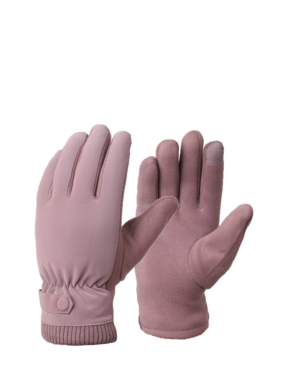 ELLIS Pink Solid Hand Gloves
