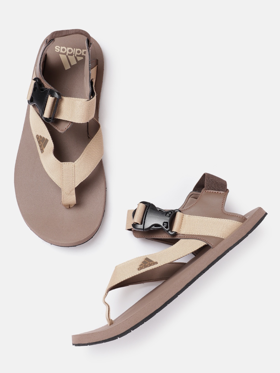ADIDAS Men Sub Avior Sports Sandals, Brown