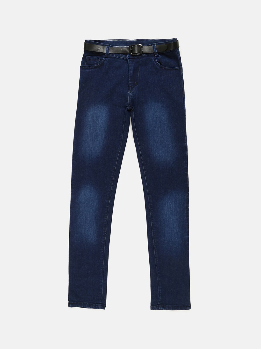 V2 Value & Variety Boys Blue Regular Fit Clean look Cotton Jeans