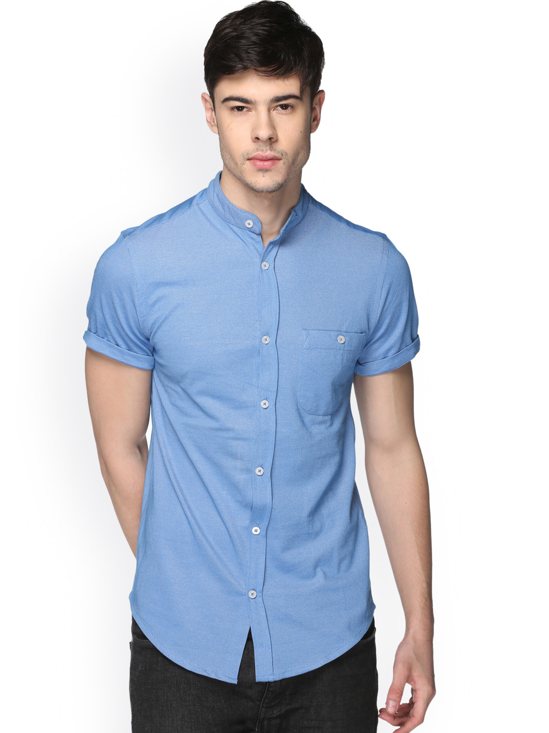 Club York Men Blue Regular Fit Solid Casual Shirt
Club York Men Blue Regular Fit Solid Casual Shirt