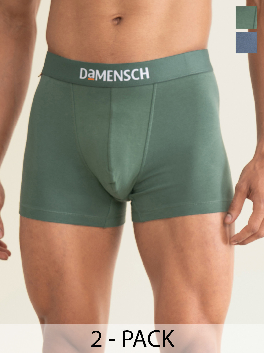 DAMENSCH Men Pack Of 2 Deo-Cotton Anti-Bacterial Moisture-Free Trunks DAM-CTST-T-BUB-DIG, Blue
DAMENSCH Men Pack Of 2 Deo-Cotton Anti-Bacterial Moisture-Free Trunks DAM-CTST-T-BUB-DIG, Blue