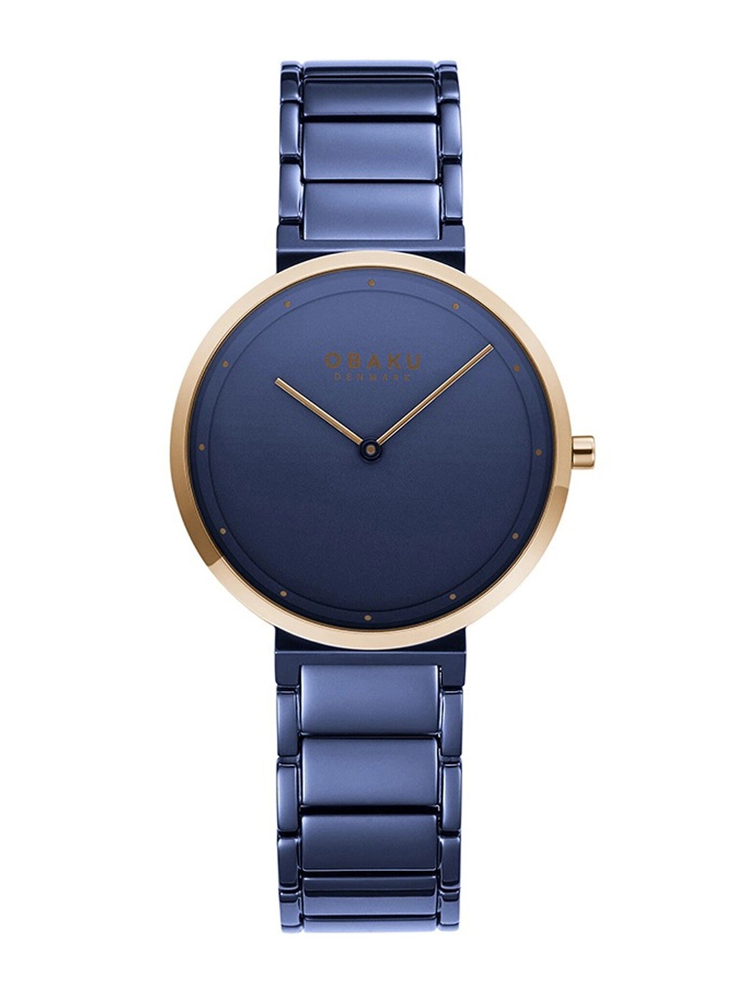 Obaku Women Blue Brass Dial & Blue Stainless Steel Bracelet Style Straps Digital Watch V258LXSLSL, Navy blue
Obaku Women Blue Brass Dial & Blue Stainless Steel Bracelet Style Straps Digital Watch V258LXSLSL, Navy blue