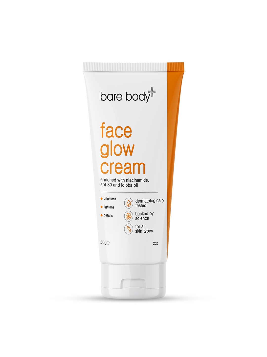 bare body essentials SPF 30 Face Glow Cream with Niacinamide & Jojoba Oil - 50 g, White
bare body essentials SPF 30 Face Glow Cream with Niacinamide & Jojoba Oil - 50 g, White