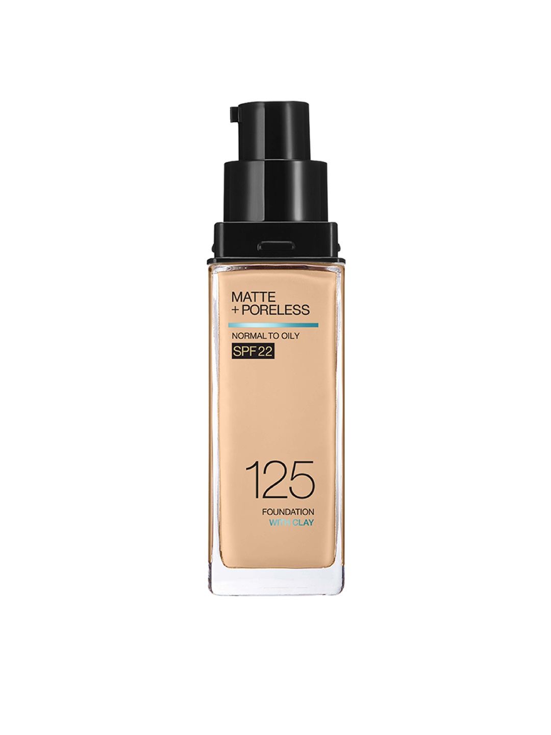 Maybelline Fit Me Matte+Poreless SPF 22 Liquid Foundation with Clay 30 ml - Nude Beige 125
Maybelline Fit Me Matte+Poreless SPF 22 Liquid Foundation with Clay 30 ml - Nude Beige 125