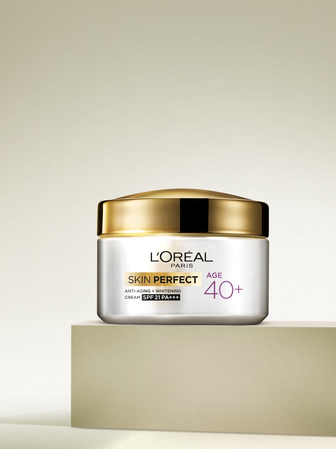 LOreal Paris Skin Perfect SPF 21 PA+++ Age 40+ Anti-Aging & Whitening Face Cream - 50 g, White
LOreal Paris Skin Perfect SPF 21 PA+++ Age 40+ Anti-Aging & Whitening Face Cream - 50 g, White