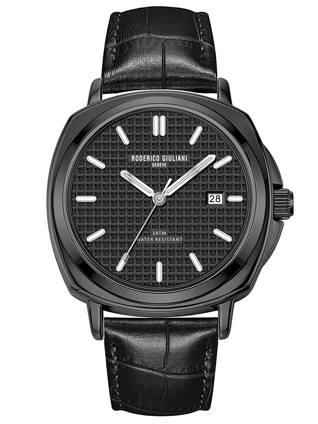 RODERICO GIULIANI Unisex Leather Textured Straps Analogue Watch RG-MLEA75000002-BLACK
RODERICO GIULIANI Unisex Leather Textured Straps Analogue Watch RG-MLEA75000002-BLACK
