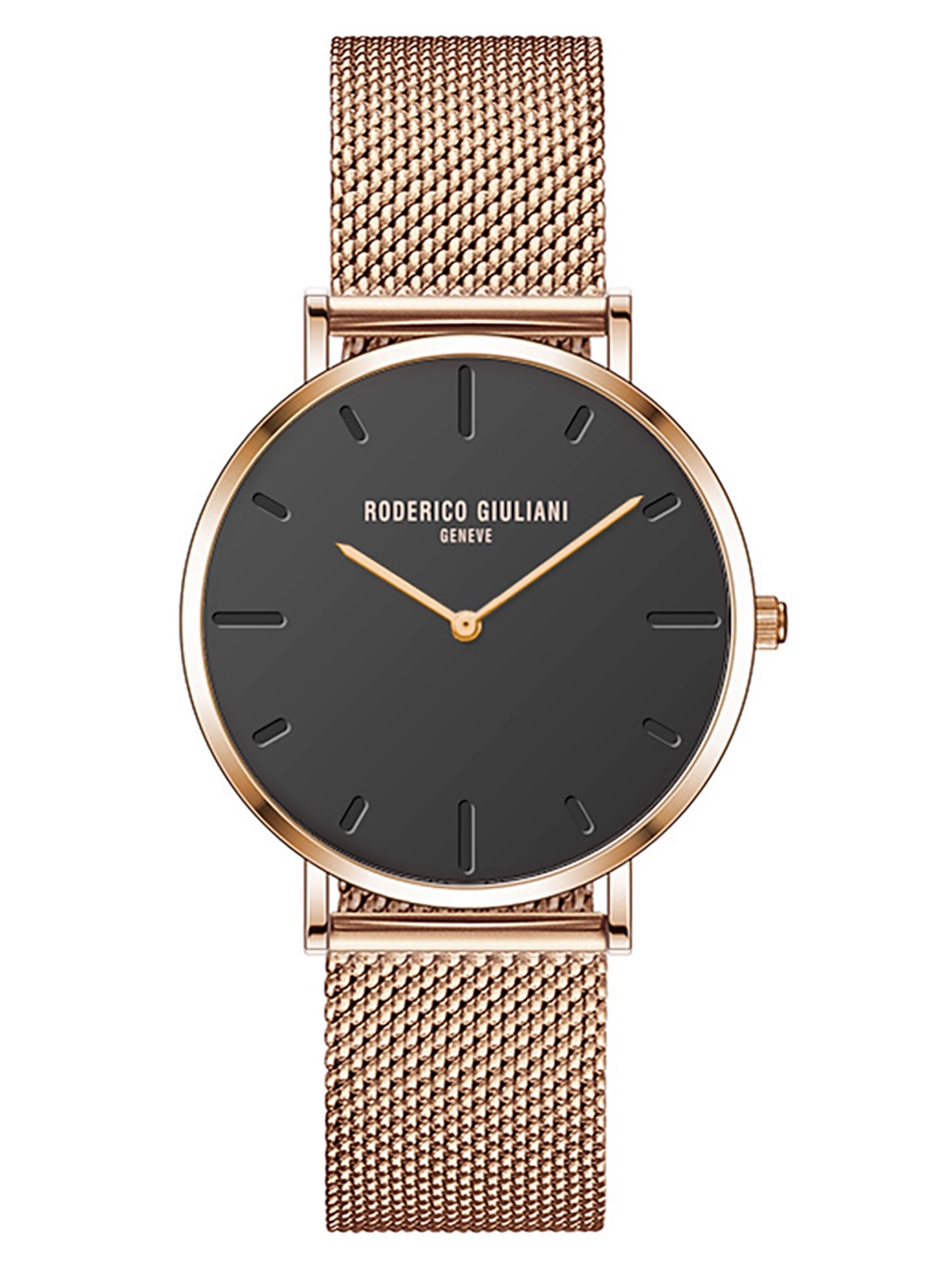 RODERICO GIULIANI Unisex Black Dial & Rose Gold Straps Analogue Watch RG-MMSA76000003-
RODERICO GIULIANI Unisex Black Dial & Rose Gold Straps Analogue Watch RG-MMSA76000003-