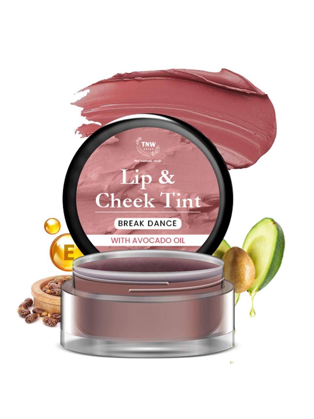 TNW the natural wash Lip & Cheek Tint with Avocado Oil & Castor Oil 20g - Break Dance, Brown
TNW the natural wash Lip & Cheek Tint with Avocado Oil & Castor Oil 20g - Break Dance, Brown