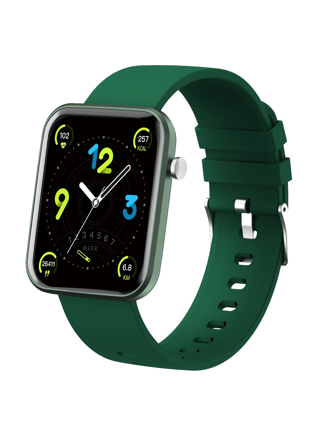 CrossBeats CRUX 1.7 Inch HD Display SpO2 & heart Rate Monitor 200+ watch faces Smart Watch, Green
CrossBeats CRUX 1.7 Inch HD Display SpO2 & heart Rate Monitor 200+ watch faces Smart Watch, Green